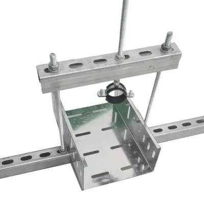 China Galvanized Seismic Hanger Seismic Support For Cable Tray Adjustable Height UL Listed for sale