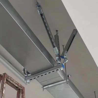 China Bolted Steel Cable Tray Seismic Bracing Support UL Listed Up To 100 Lbs Capacity for sale