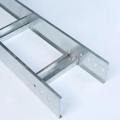 China Fire Resistant Galvanized Ladder Cable Tray 250mm  6 Inch 8 Inch Cable Tray for sale