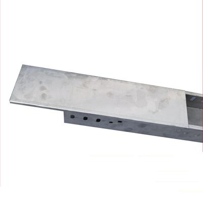 China 50mm Galvanized Lightweight Metal Cable Tray With Cover / Perforated Cable Tray for sale