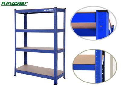 China Cramped Edge Upright Boltless Shelving System 175 Kg Capacity For Supermarket Storage for sale