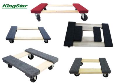 China Colorful Hardwood Carpet End Dolly With One Hand Hole , Roll Easily On Most Surfaces for sale