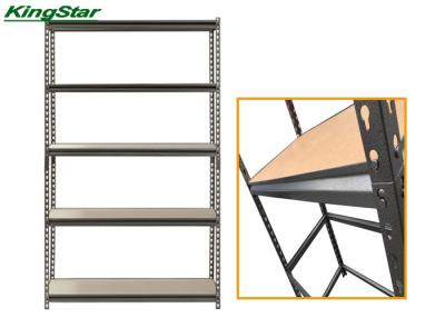 China Colored Z Beam PB Boltless Storage Shelving , 5 Tier Boltless Shelving 300Kg Capacity for sale