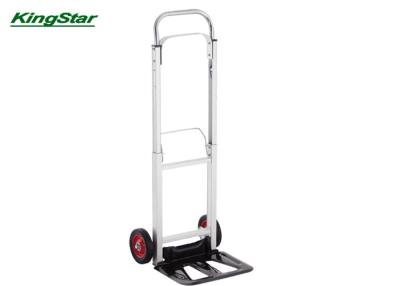 China Heavy Duty Folding Sack Barrow , Aluminium Plastic Stair Climbing Sack Truck Trolley for sale