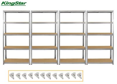 China Garagem galvanizada de Boltless que arquiva o shelving da garagem de 4 baías com placa do Mdf à venda