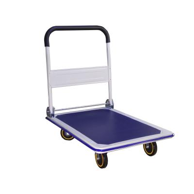 Chine Luxury Foldable Platform Hand Truck Trolley /dolly/cart/handcart 300kg capacity Included Comfortable Grip Mute wheel à vendre