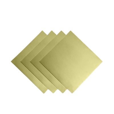 China Electrical Components C21000/C22000/C23000/C24000/C26000 Brass Plate Sheet 0.7mm For Brass Decorative Sheet for sale