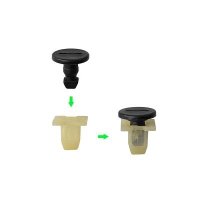 China Automobile Fastener B98 Panel Retainer Push Clips Fastener Lock Plastic Snap Clips for sale