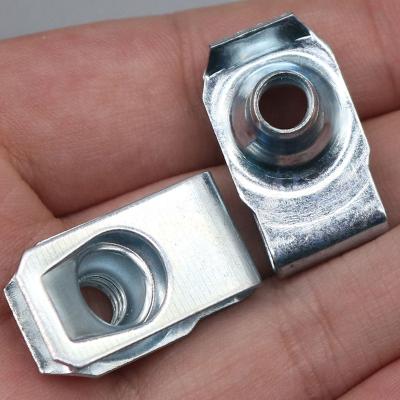 China Car Automotive Fastener Metal Parts J153 M6 Fixed Screw U Type Trim Clips For Auto Accessories for sale