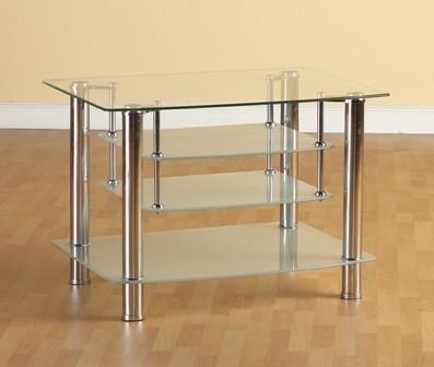 China rectangle tempered glass tv stand xyts-019 for sale