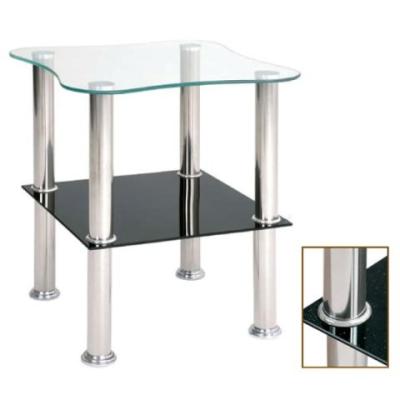 China hot sell clear glass side table xyct-084 for sale