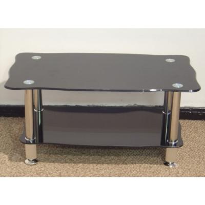 China black glass top coffee tables/center table xyct-049 for sale