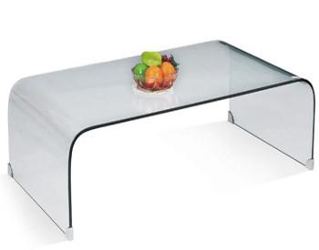 China hot sell bent glass coffee table xyct-004 for sale