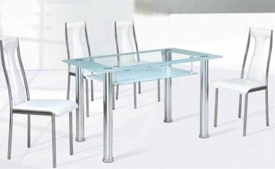 China new modern design rectangle dining table and chairs for sale