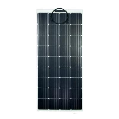 China Dcloud Solar Panels 180W Lightweight Monocrystalline Solar Power Sources Flexible 500w Solar Panel Transparent For Small Water 158.75mmx158.75mm for sale