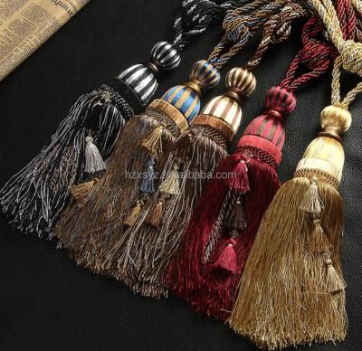 China Easy To Wear And Change China Factory Hot Sale Decoration Curtain Tassel Tieback for sale