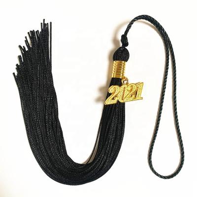 China Wholesale Good Quality 40cm Length Easy Graduation Tassel With Year Charm for sale