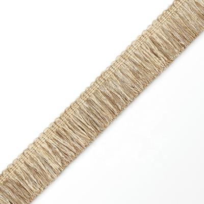 China Easy To Wear Fashion Brush Fringe For Pillow/Carpet Fringe for sale