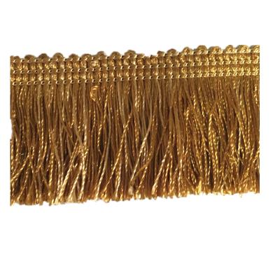 China Easy To Wear Polyester Yarn Pillow Brush Fringe for sale