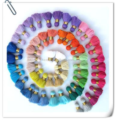 China Easy To Wear And Change Good Price Wholesale Garment Small Polyester Tassel for sale