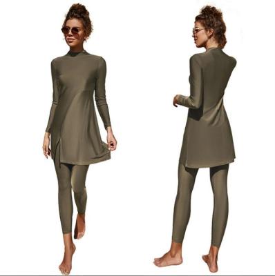 China Breathable Muslim Women's Long Sleeve Swimwear Muslim Women's Islamic Swimsuit for sale