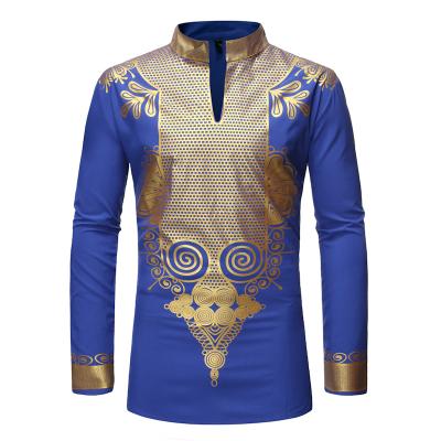 China Chinese leisure manufacturers direct sales at dashiki shirts plus size african traditional men's clothing for sale