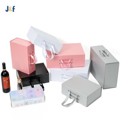 China Wholesale Recycled Materials Recycled Customized Printing Foldable Magnetic Cardboard Gift Packaging Box For Dress for sale