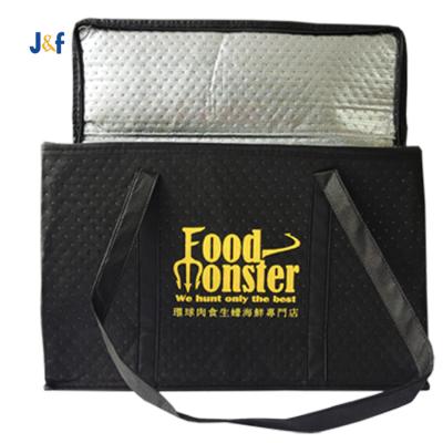 China Insulated Waterproof Cooler Customize Bags Grill Tote Grocery Shopping Handle Small Thermal Bag Large Insulation Lunch Pizza Delivery for sale