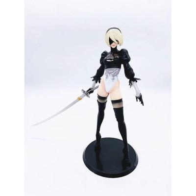 China Cartoon Toy China Manufacture Anime Game Nier Automata Action Number 2b Figures Interchangeable Hand--Down Ornaments for sale