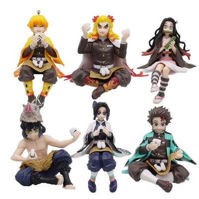 China Custom PVC Toy Model Anime Action Figure Funny Hot Sale Demon Slayer With Box Anime Action Number for sale