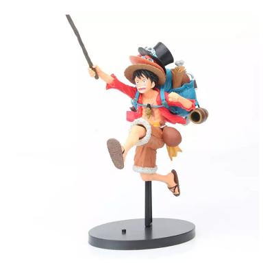 China Collectible Model Working Toy Anime Pvc Cartoon Character Luffy Ace Figure From Toy Factory Direct Price One Piece Cartoon Designs for sale