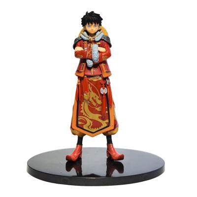 China One Piece Japanese Anime Figure Luffy Cartoon Toy Factory Supply Popular Anime Fire Toys for sale