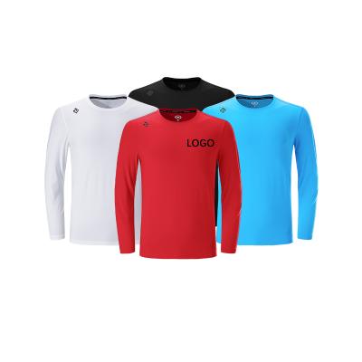 China Autumn Premium Mens Spring Neck Sports Breathable Round T Shirt Men Long Sleeve T-Shirts Fit Loose Fit Shirts Long Sleeve T-Shirts for sale