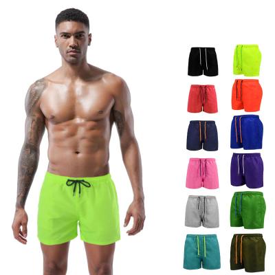 China Custom Anti-Wrinkle Logo Print Quick Dry Man Running Athletic Shorts Pants Beach Mens Board Swimwear Shorts for sale