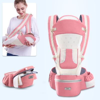 China Best Selling Product Cotton Baby Carrier Ergonomic Organic Comfortable Lumbar Support Baby Sling Wrap Carrier for sale