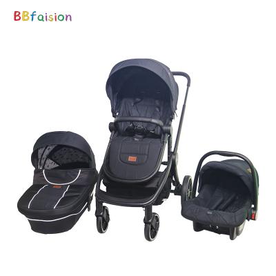 China Multifuction 3 in 1 travel system cheap wholesale luxury baby stroller with bassinet and carseat for sale