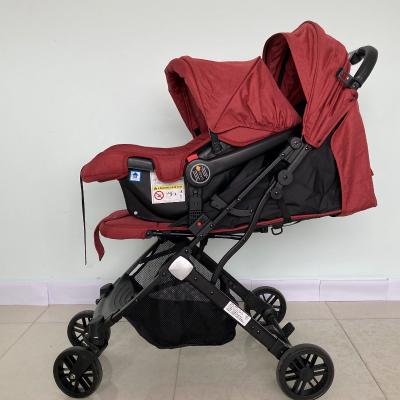 China Multifunctional Luxury Newborn Baby Strollers Lie And Seat 2 In 1 For Baby for sale