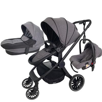 China Travel Pram 3In1 Baby Head Multi-Function Lightweight High Stroller Baby Stroller for sale