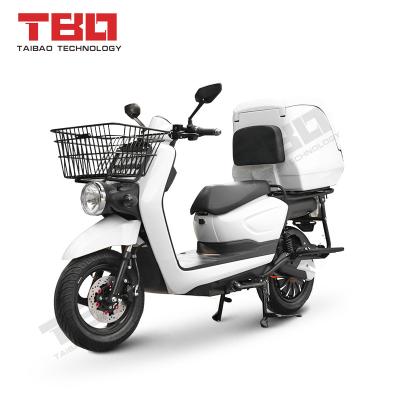 China Carbon Steel 1500w City Courier Pizza Delivery Electric Scooter Bike With High Cabinet for sale