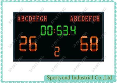 China Electronic Handball scoreboard with Time display and Team name for sale