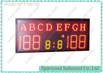 China High School Sports Electronic Volleyball Scoreboard / Table Tennis Score Boards with Team Name and Red LED for sale