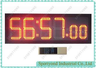 China Ultra Bright Led Digital Clock Display , Countdown And Clockwise Clock Time Board for sale