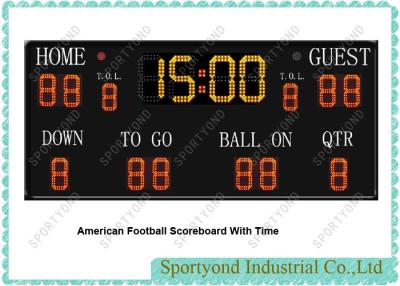 China American Football Electronic Scoreboard With Time and Remote Control for sale