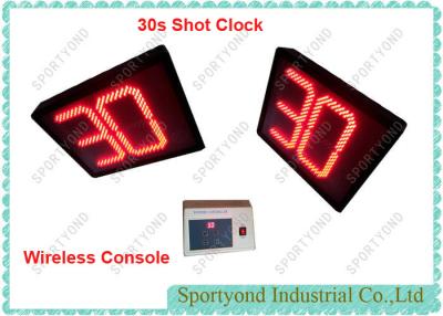 China Red LED Water Polo Shot Clock , 30 Seconds Shot Clock Ultra BrightLlight for sale