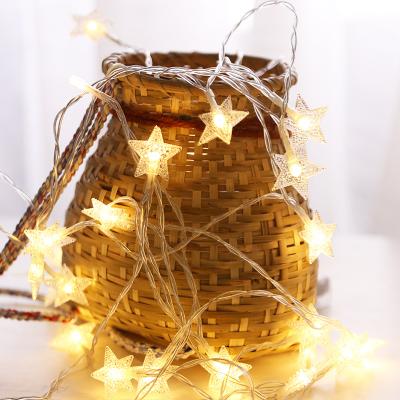 China LANDSCAPE Waterproof Christmas Decoration Copper Wire RGB Twinkling Lamp Indoor Outdoor Star Led String Light for sale