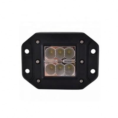 China Hot Sale IP67 Waterproof Spot Flood 18w Car Led Work Light 122*92*78mm for sale