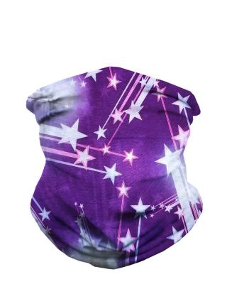 China Custom Colorful Antibacterial Polyester Ice Silk Sublimation Logo Mask Neck Cuff for sale