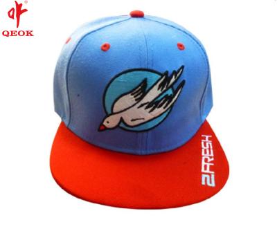 China breathable & Waterproof Custom Embroidery Logo 5 Panel Snapback Hat And Cap for sale