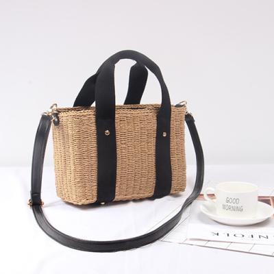 China 2021 Straw Bags Women Handbags Summer Beach New Arrival Fashion Straw Shoulder Bags for sale