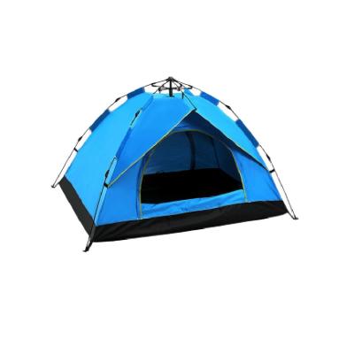 China Camouflage Play Tent Automatic Anti-UV Outdoor Breathable Tent Lightweight Beach/Field Hiking Camping Tent With Sun Shelter for sale